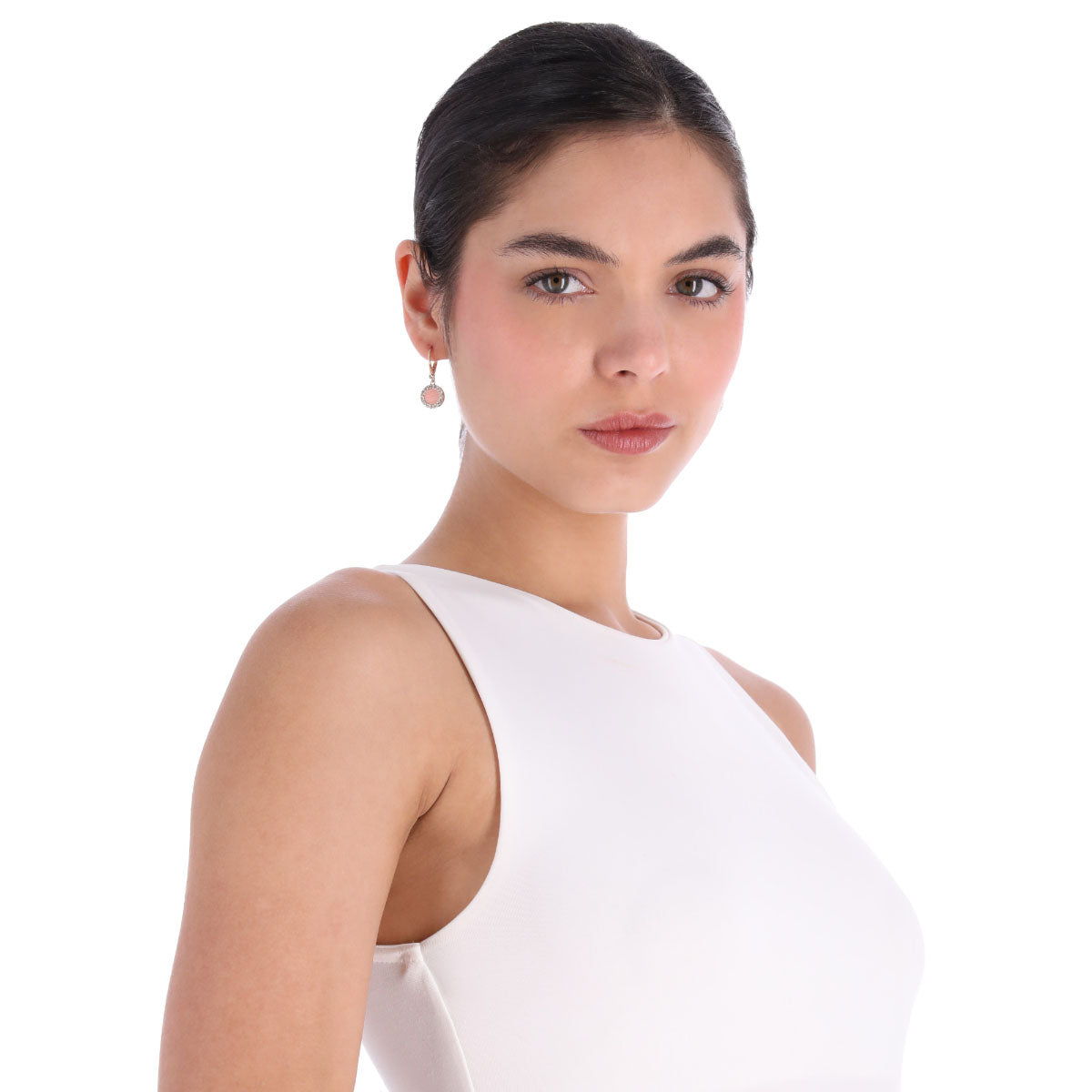 ARETES DKNY BARCLAY S25 DORADO