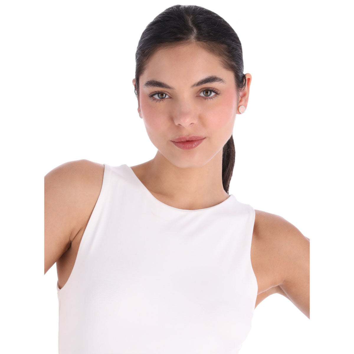 ARETES DKNY BARCLAY S25 DORADO