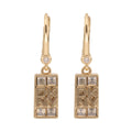 ARETES DKNY RAVEN DORADO