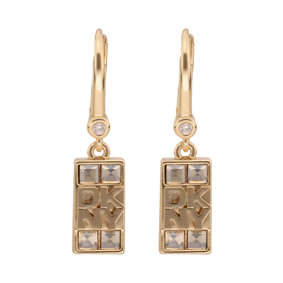 ARETES DKNY RAVEN DORADO