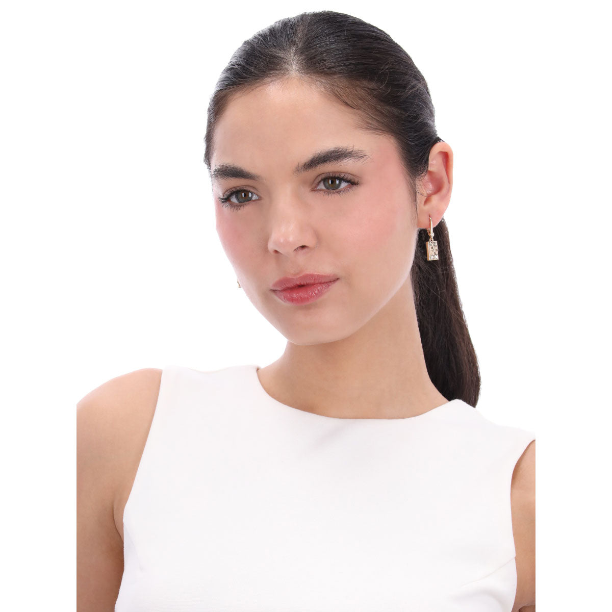 ARETES DKNY RAVEN DORADO