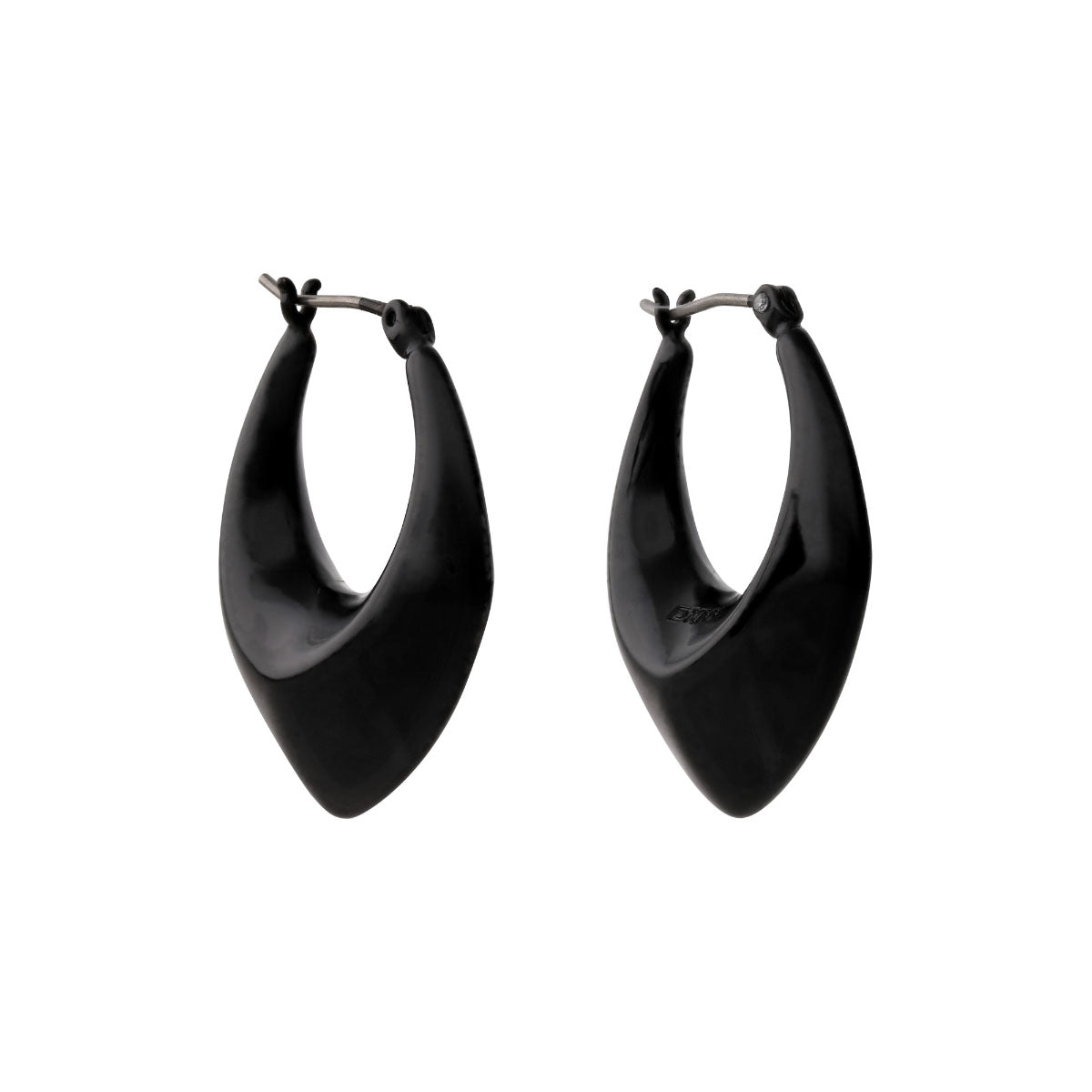 ARETES DKNY BAILEY NEGRO