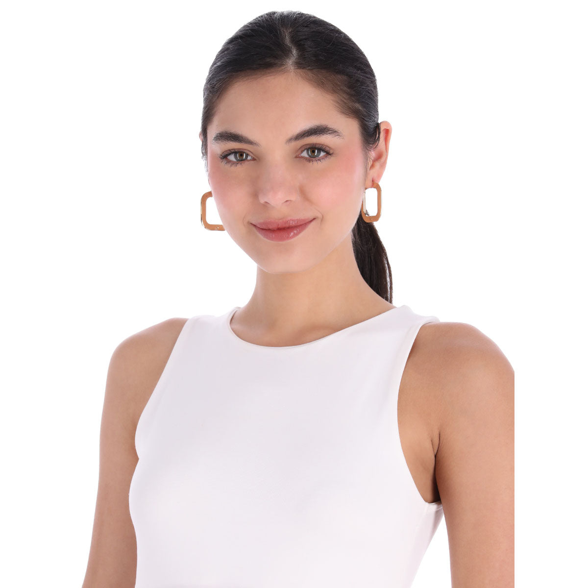 ARETES DKNY BAILEY DORADO