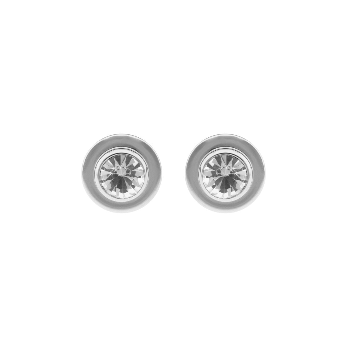 ARETES DKNY SOCIAL PLATA