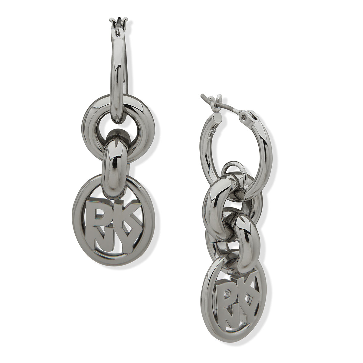 ARETES DKNY MAGGIE PLATEADO