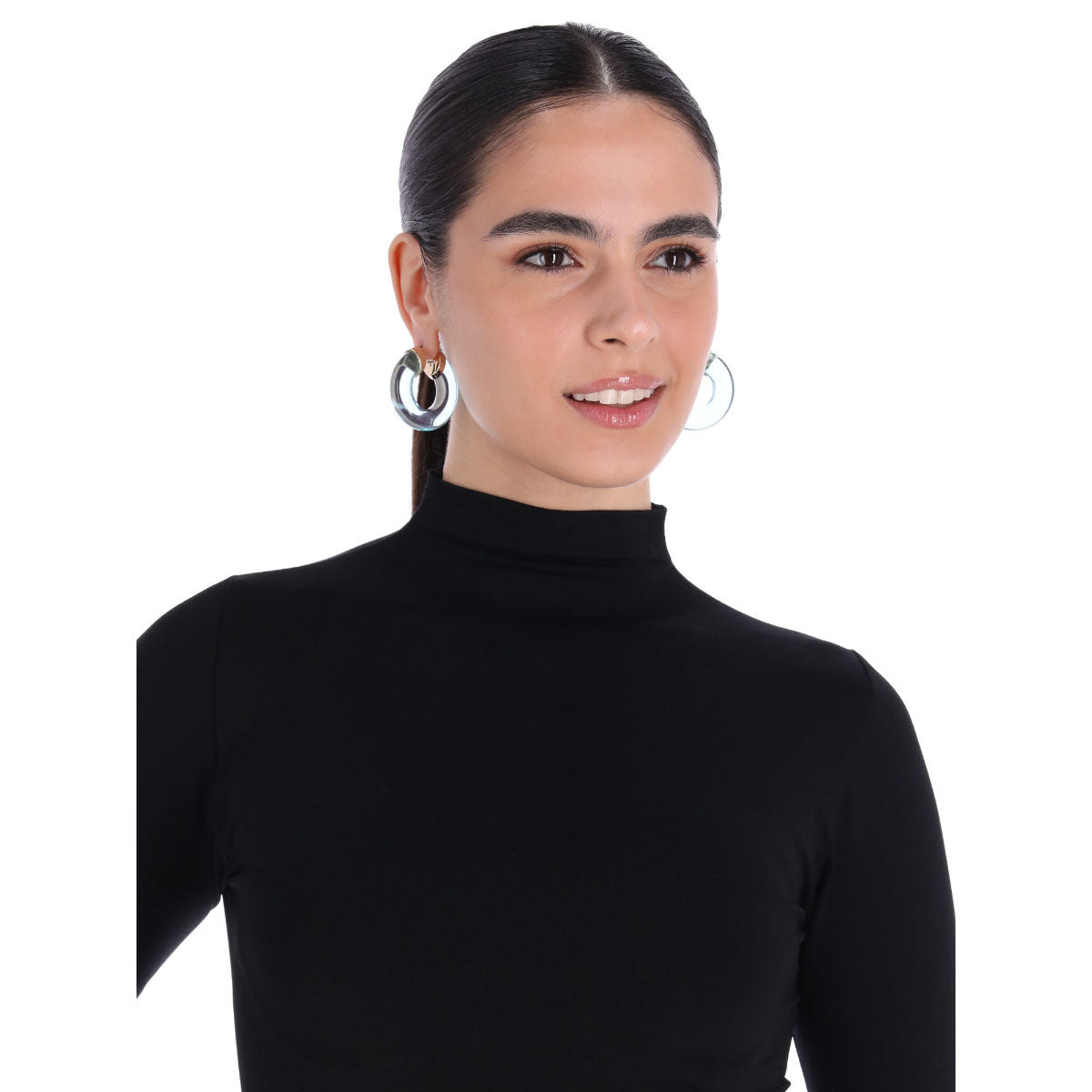 ARETES DKNY KATANA DORADO