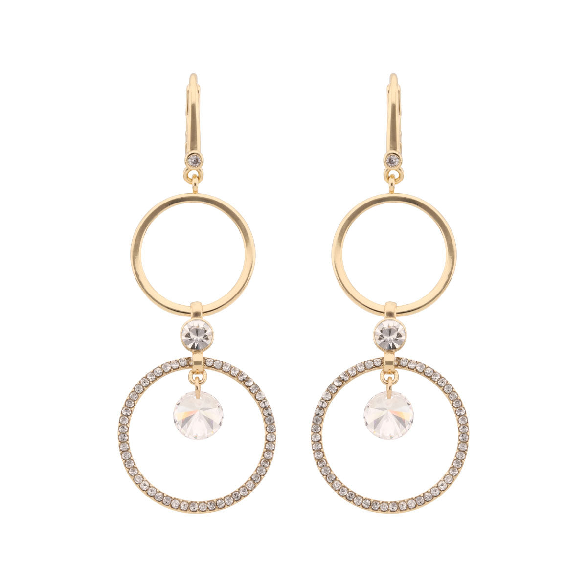 ARETES DKNY JADE DORADO