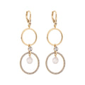 ARETES DKNY JADE DORADO
