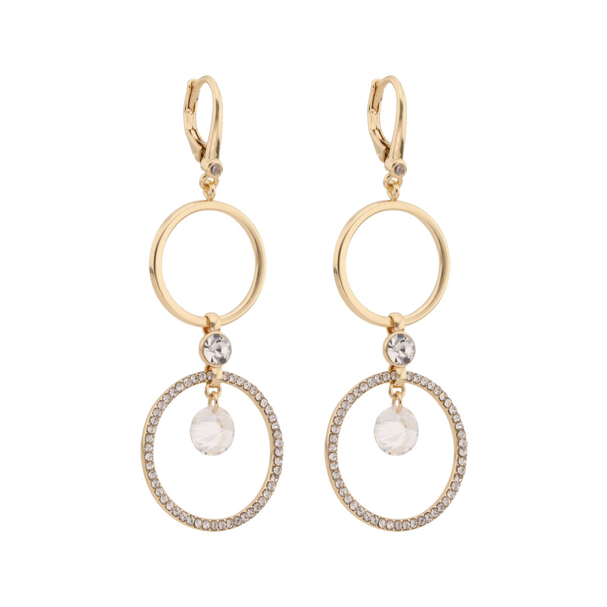 ARETES DKNY JADE DORADO