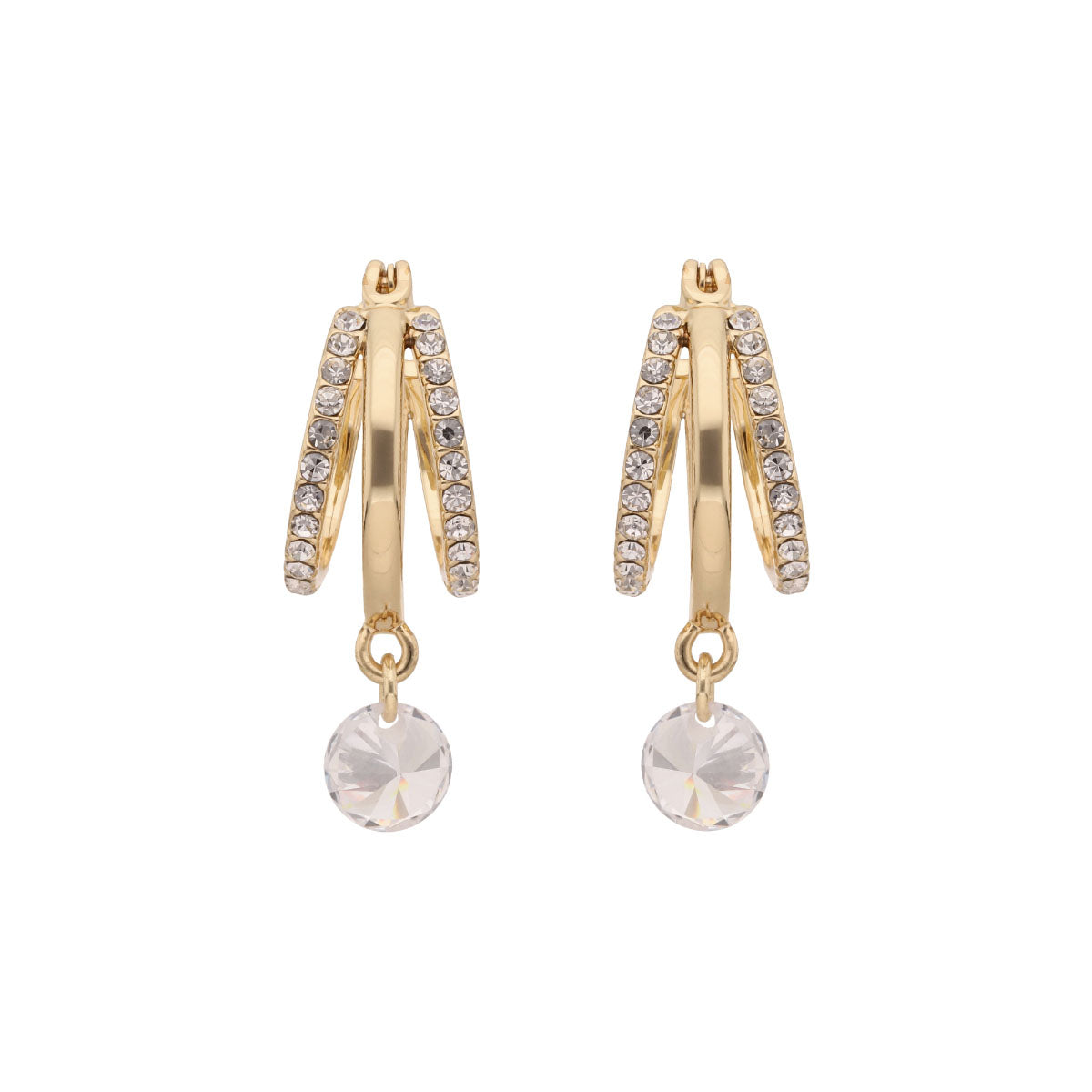 ARETES DKNY JADE DORADO