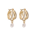ARETES DKNY JADE DORADO