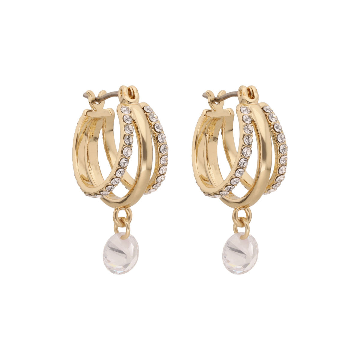 ARETES DKNY JADE DORADO