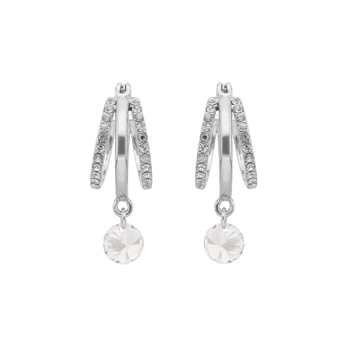ARETES DKNY JADE PLATEADO