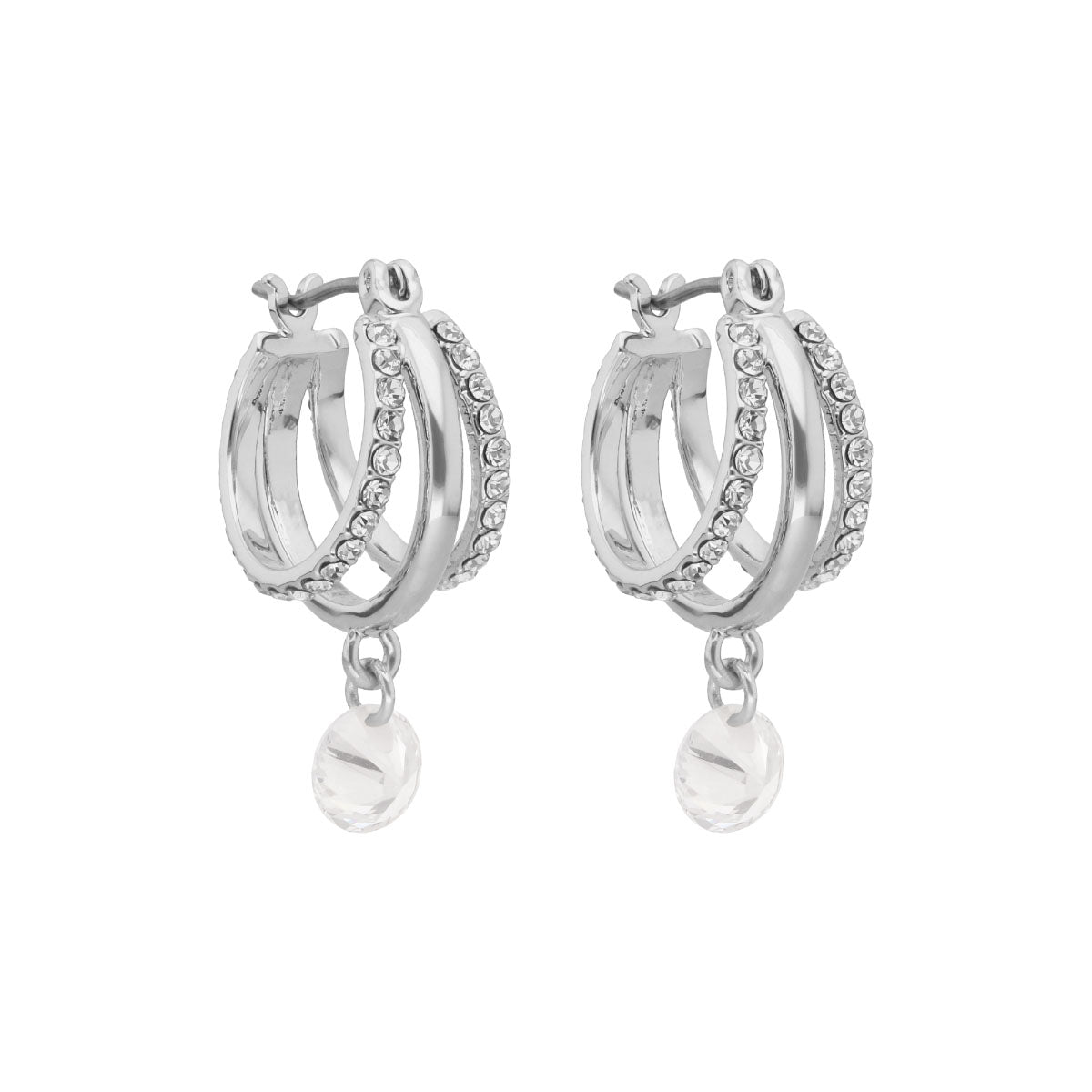 ARETES DKNY JADE PLATEADO