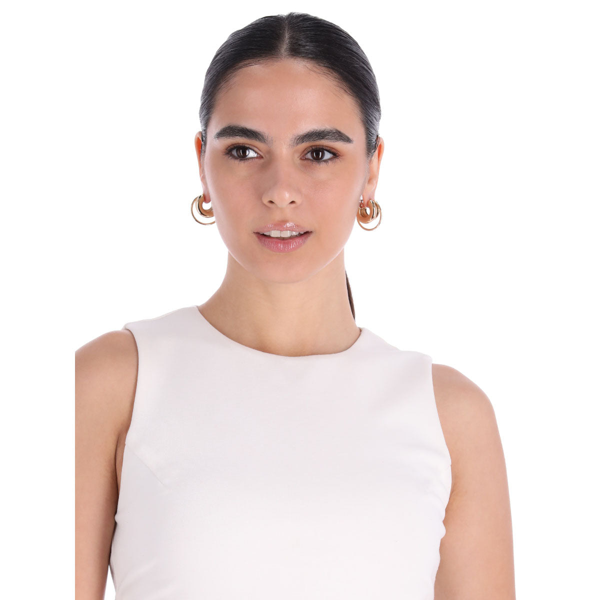 ARETES DKNY RAINE PLATEADO