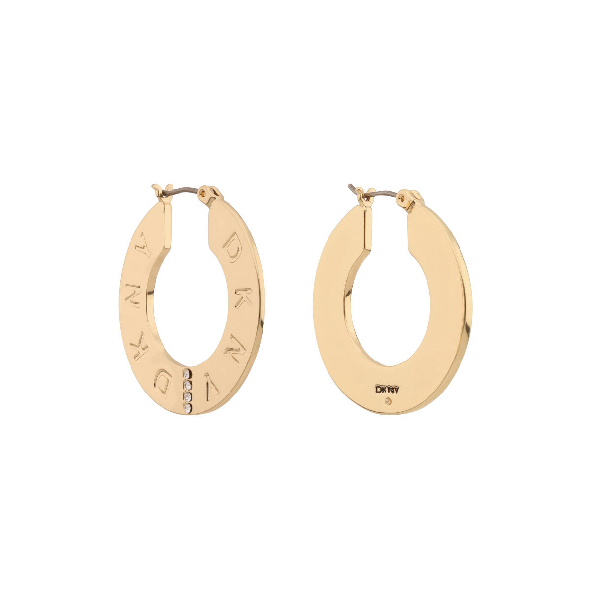 ARETES DKNY JADE DORADO