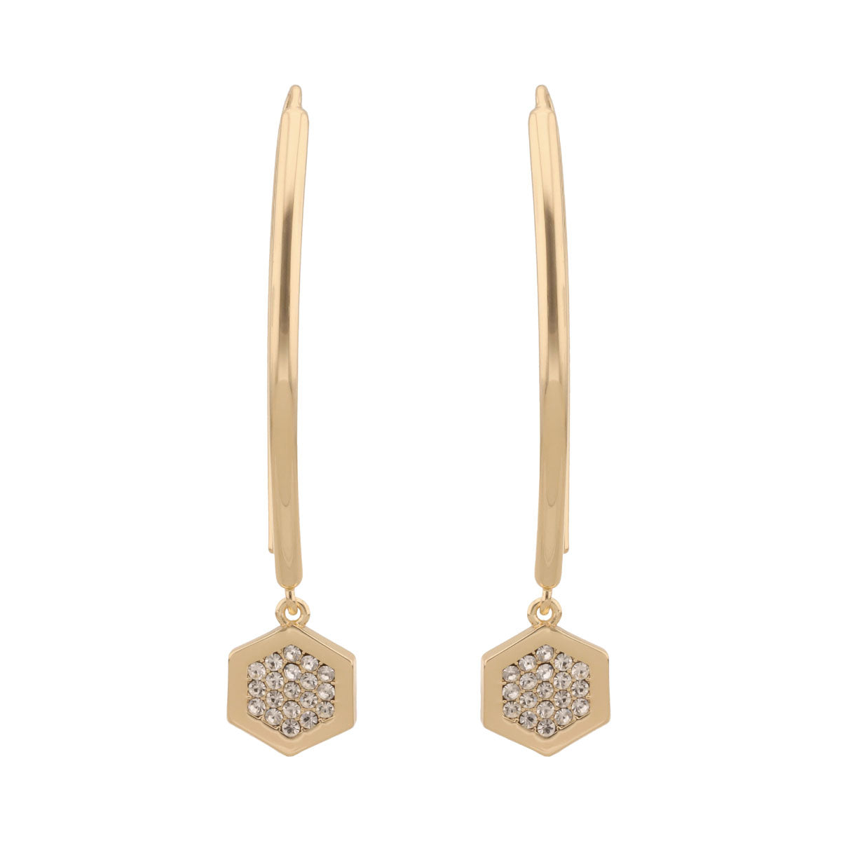 ARETES DKNY SALLY NEGRO