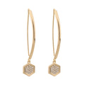 ARETES DKNY SALLY NEGRO