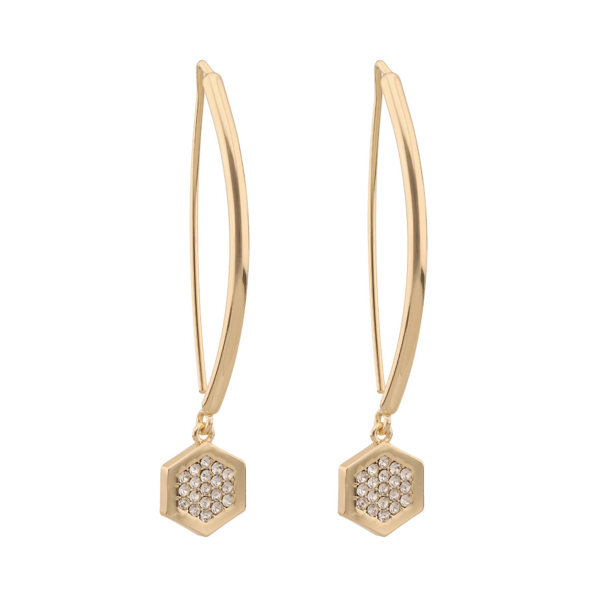 ARETES DKNY SALLY NEGRO