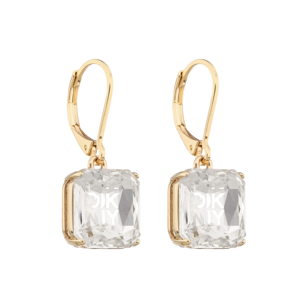 ARETES DKNY COLOR DORADO FORMA CUADRADO 04G00828