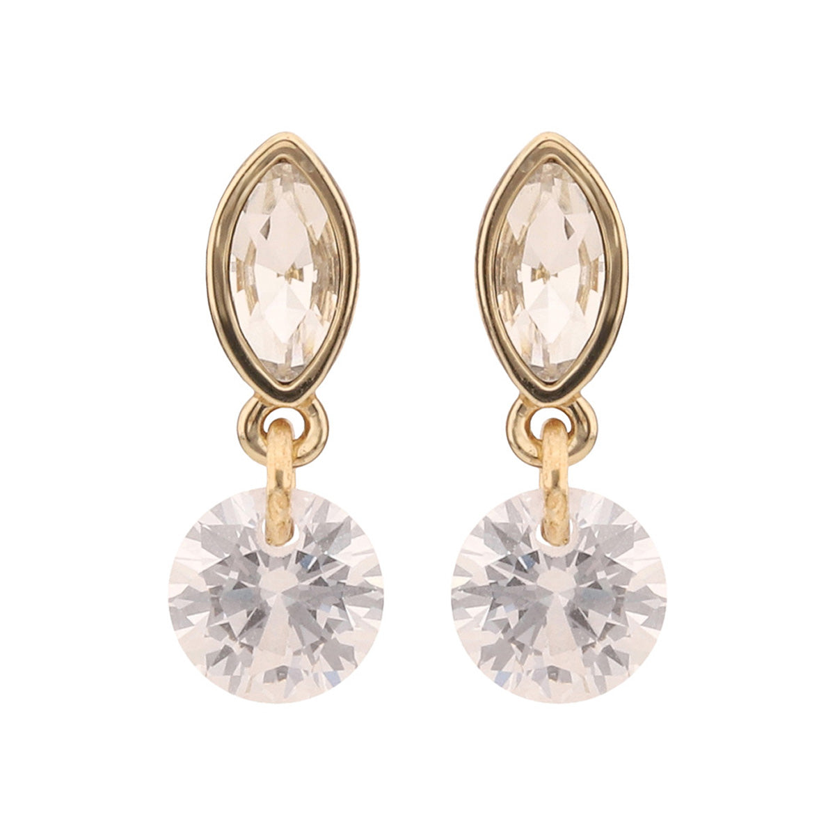 ARETES DKNY COLOR DORADO FORMA ASIMETRICO 04G00829