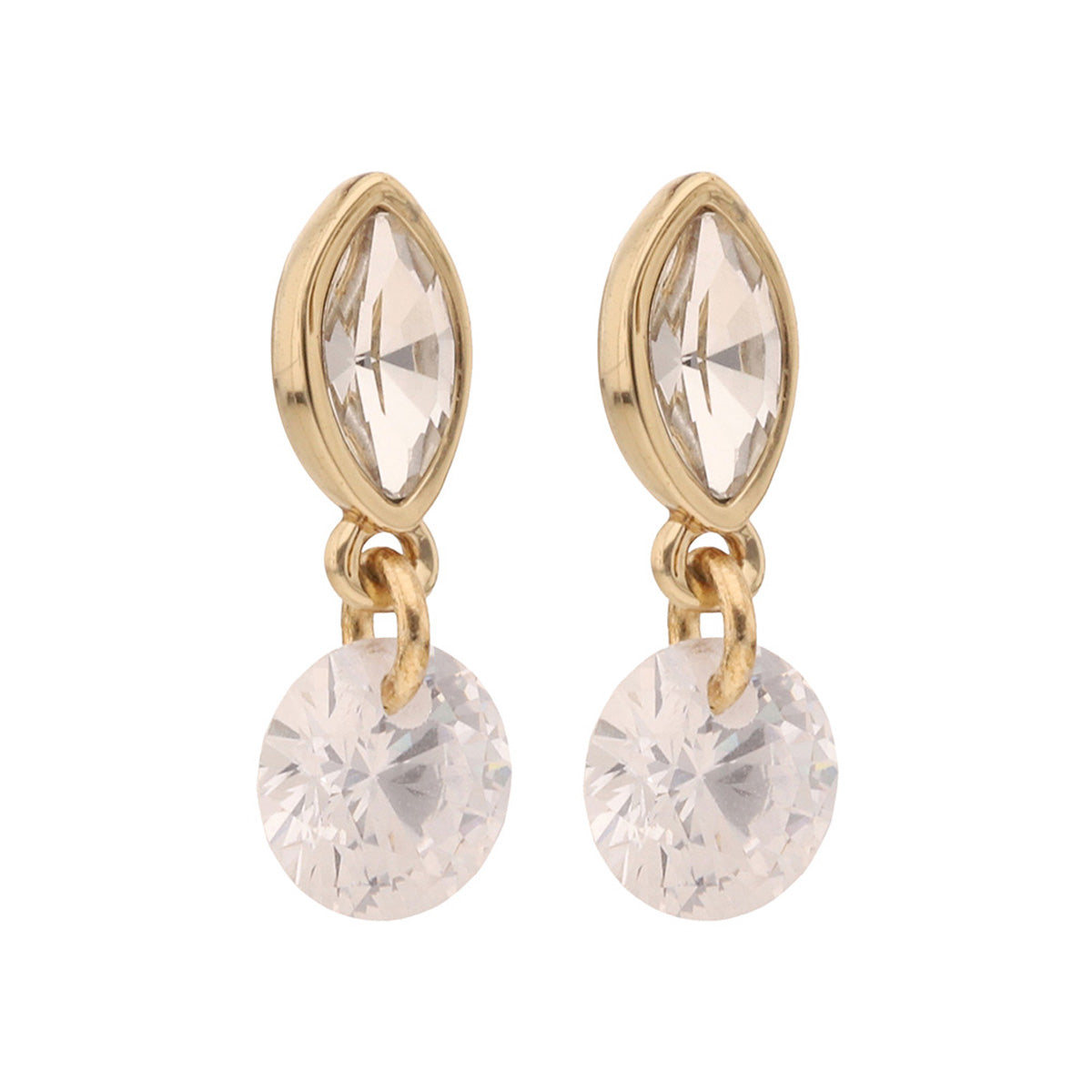 ARETES DKNY COLOR DORADO FORMA ASIMETRICO 04G00829