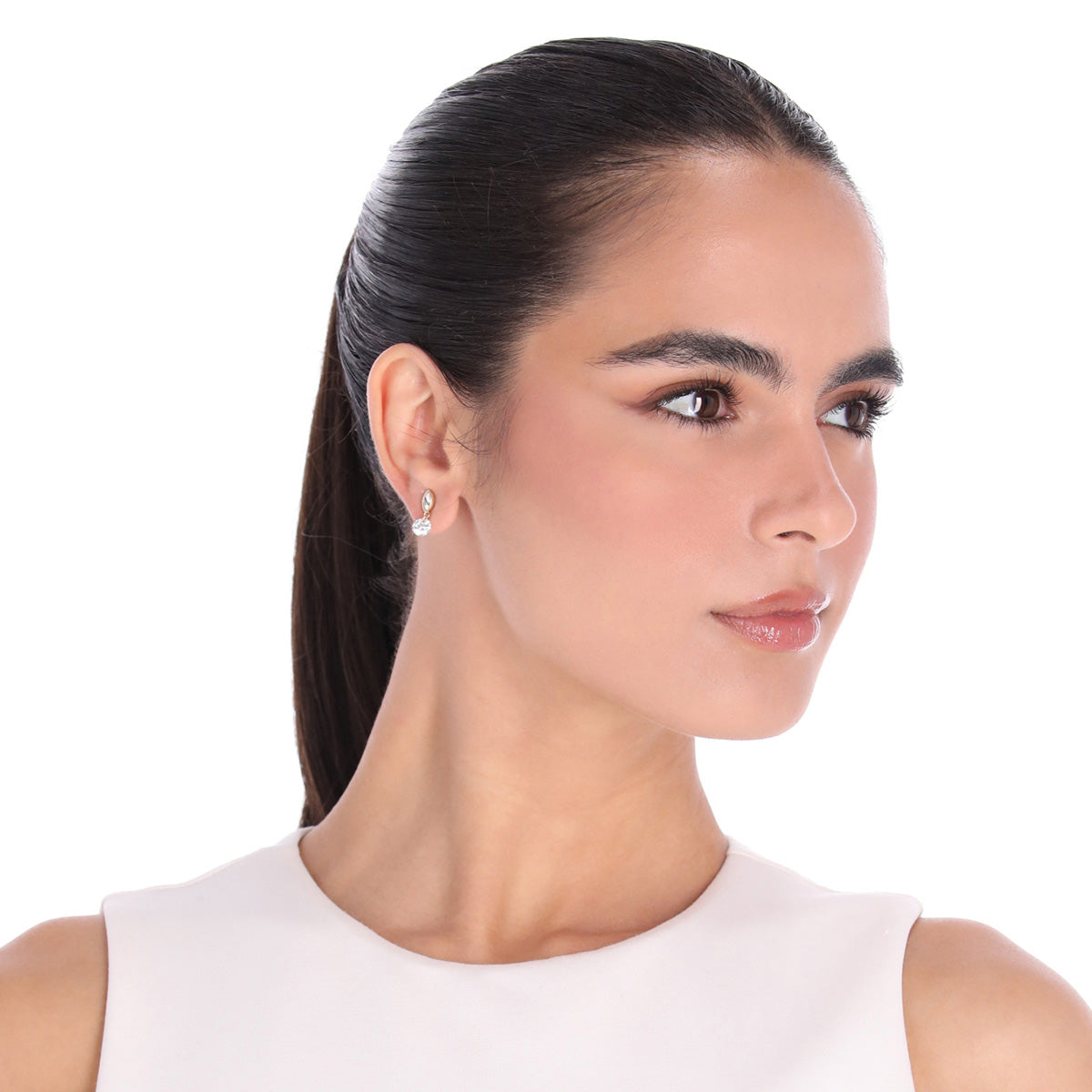 ARETES DKNY COLOR DORADO FORMA ASIMETRICO 04G00829