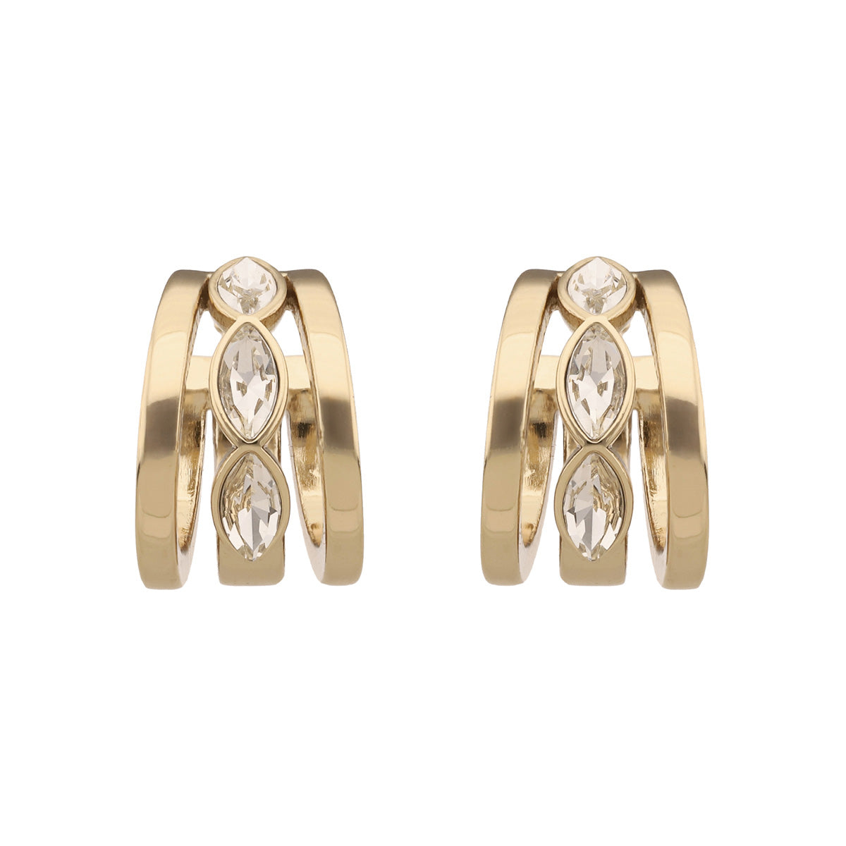 ARETES DKNY COLOR DORADO FORMA TRIPLE ARO 04G00837