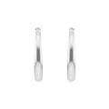 ARETES DKNY COLOR PLATEADO FORMA OVALADO 04G00849