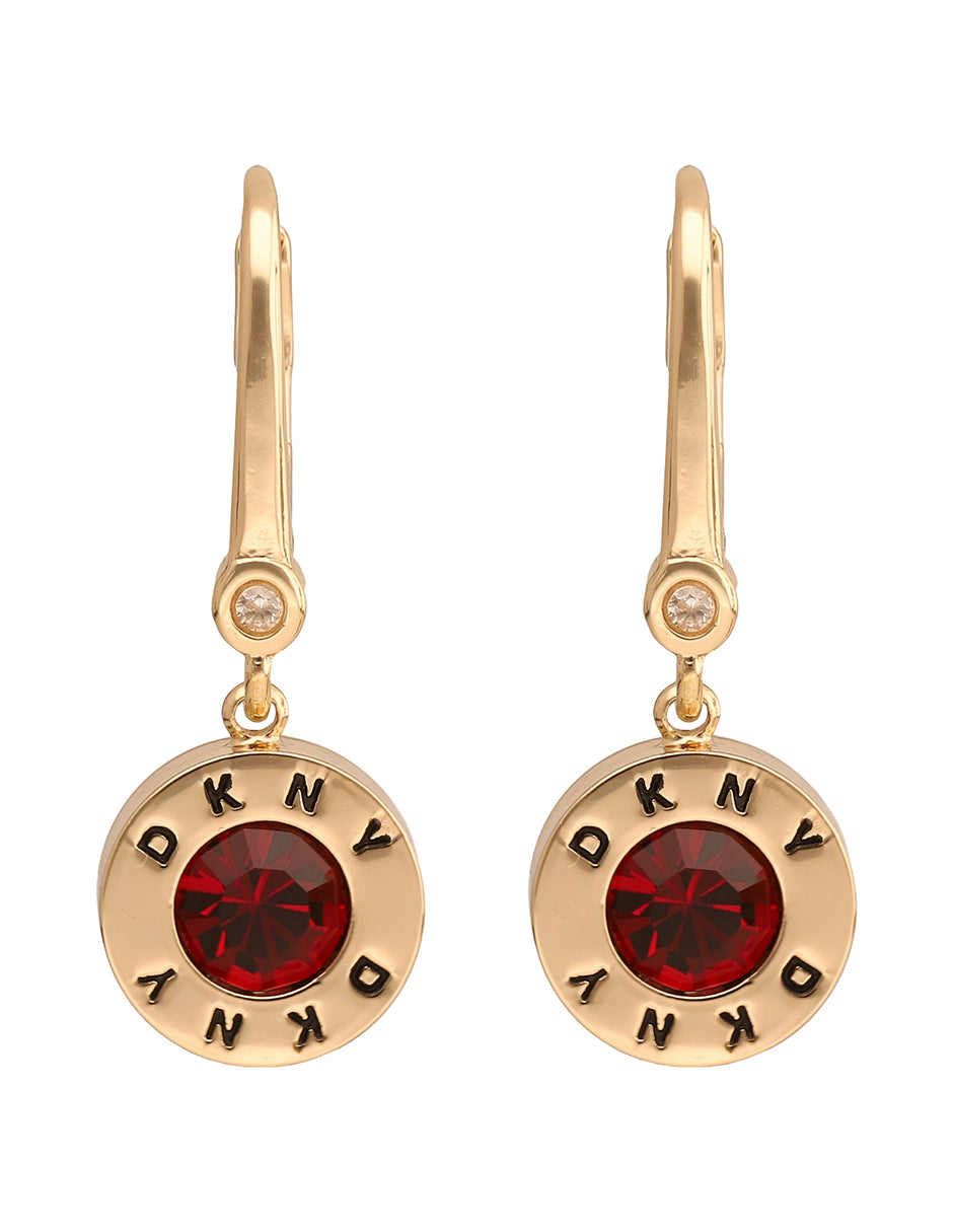 ARETES DKNY COLOR DORADO FORMA CIRCULAR 04G00869