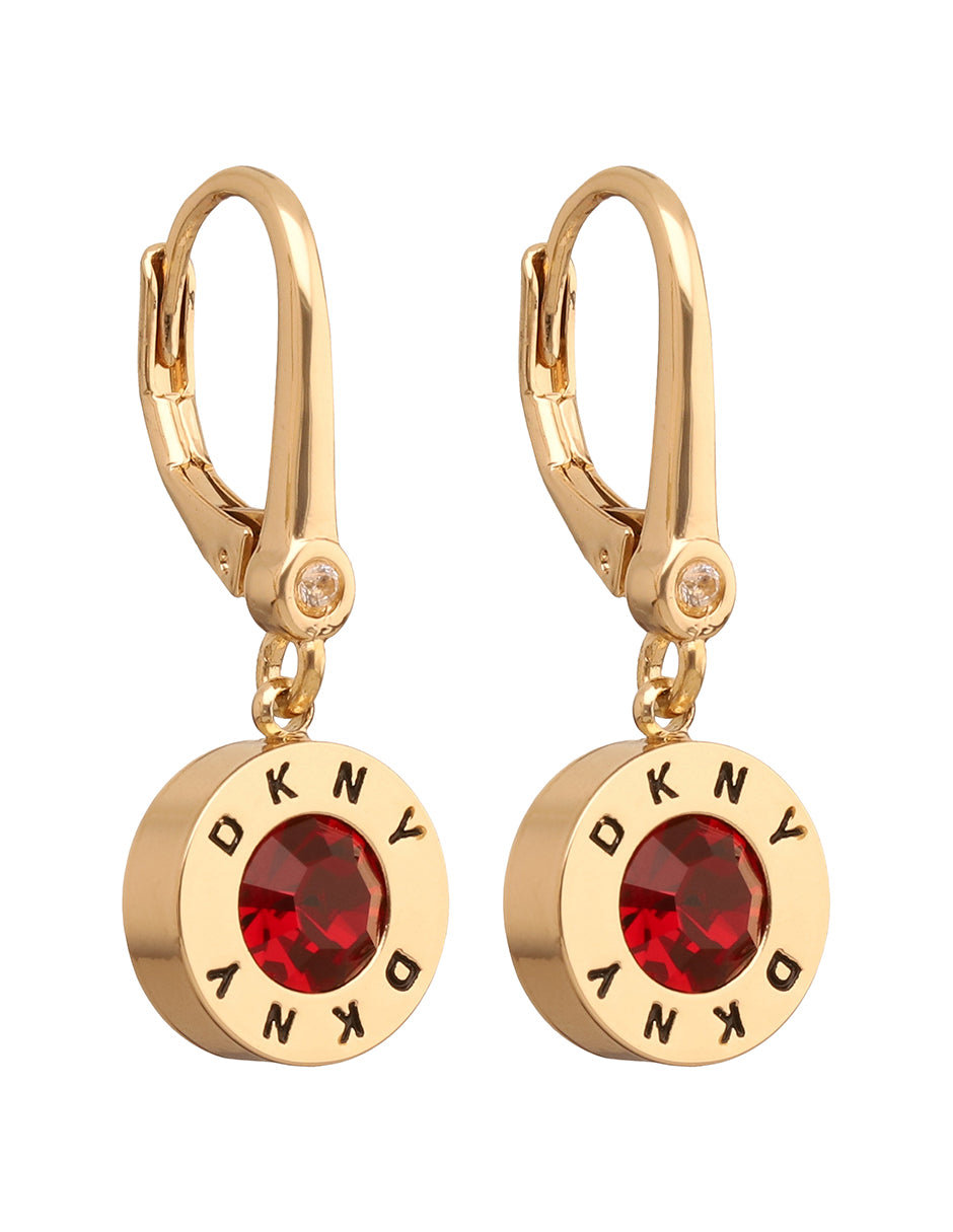 ARETES DKNY COLOR DORADO FORMA CIRCULAR 04G00869