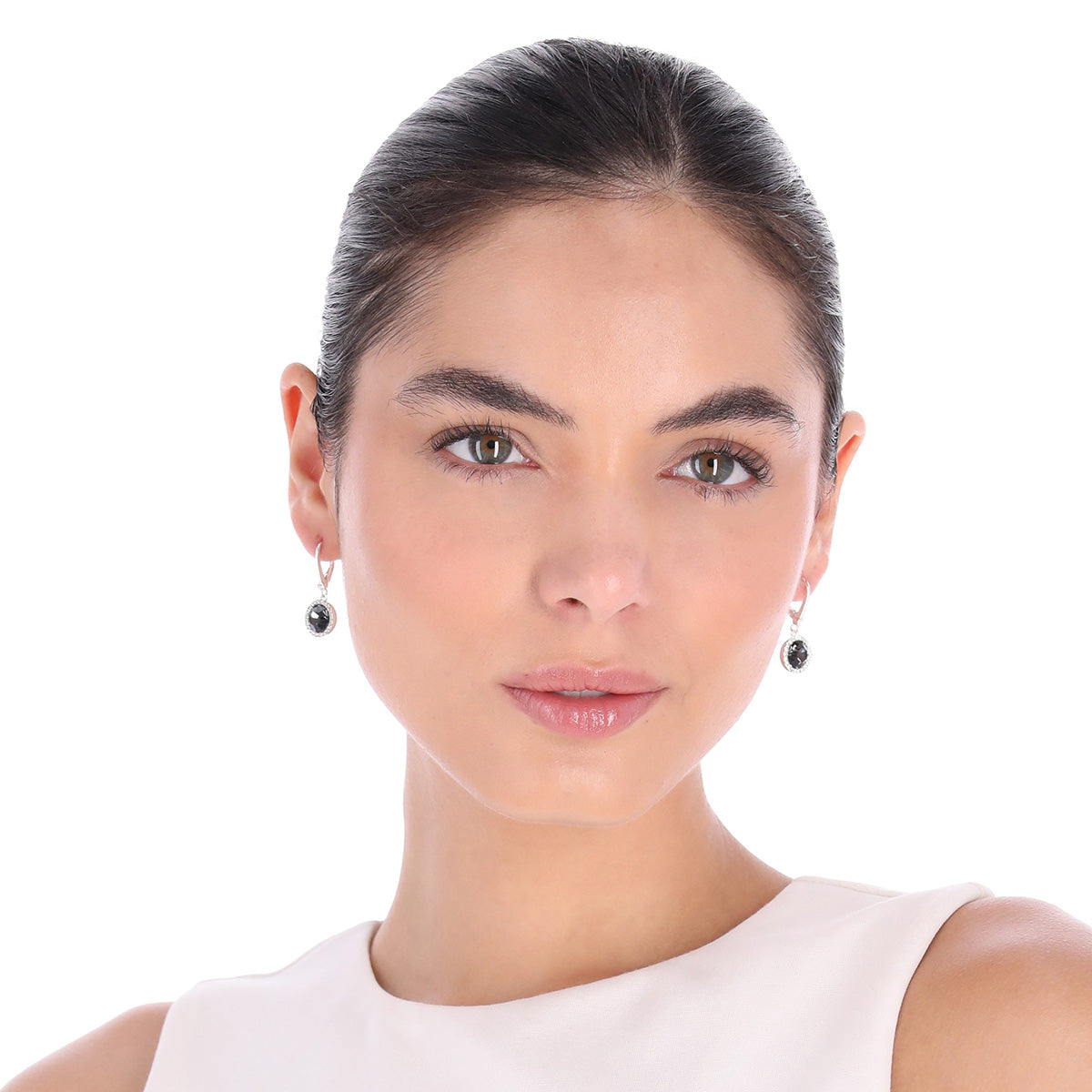 ARETES DKNY HADLEE PLATEADO