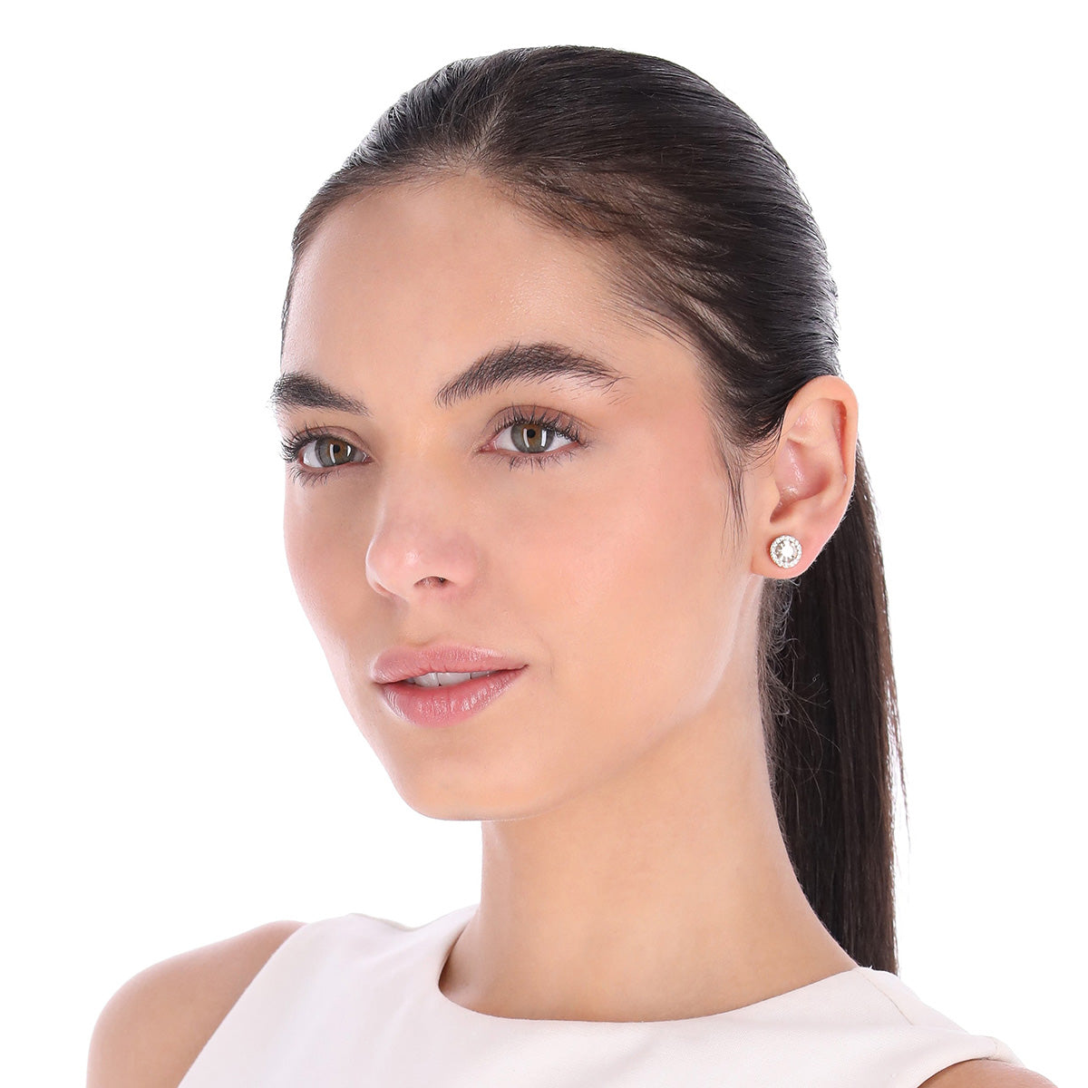 ARETES DKNY HADLEE PLATEADO