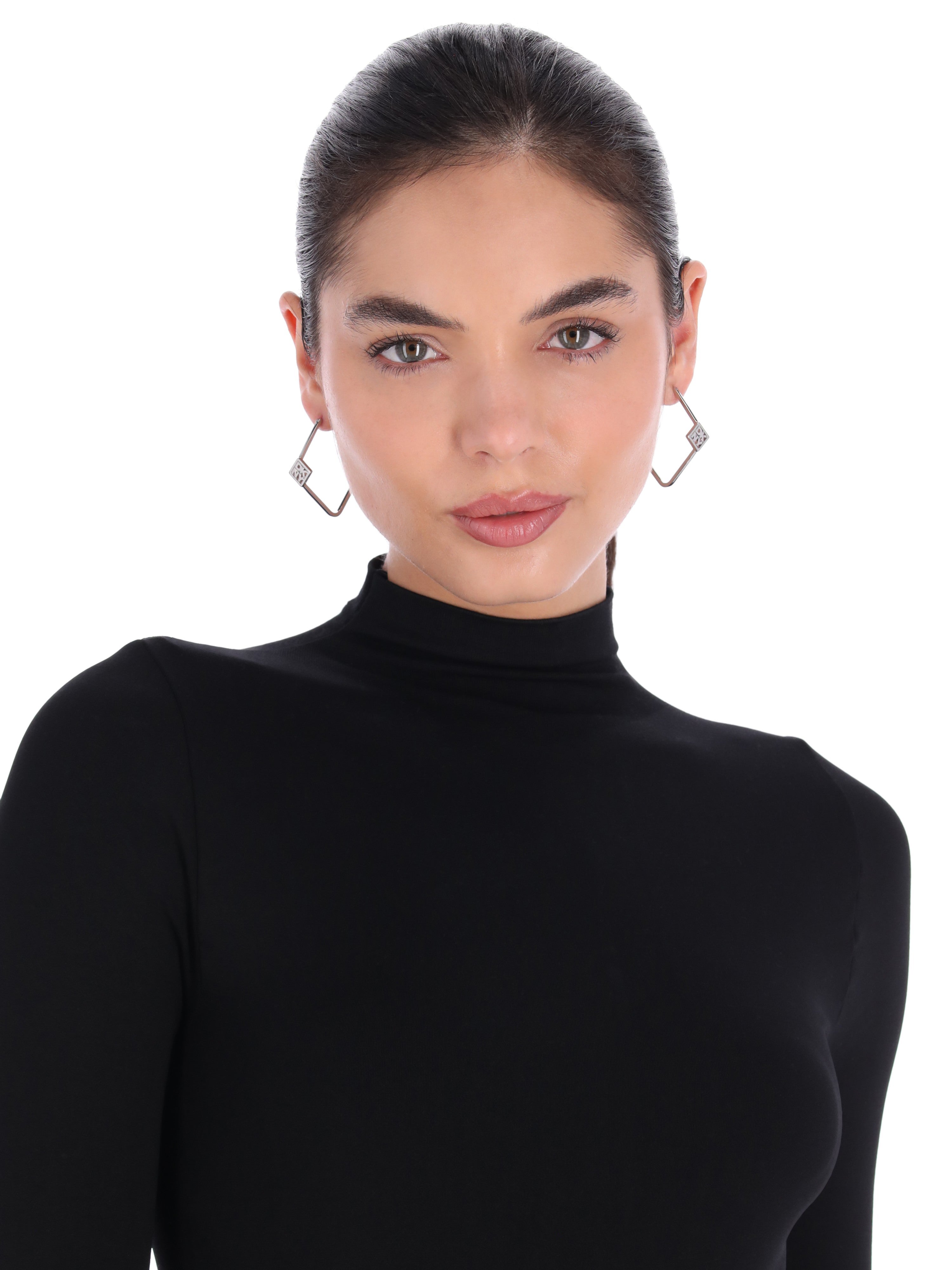 Aretes DKNY KALINA plateado
