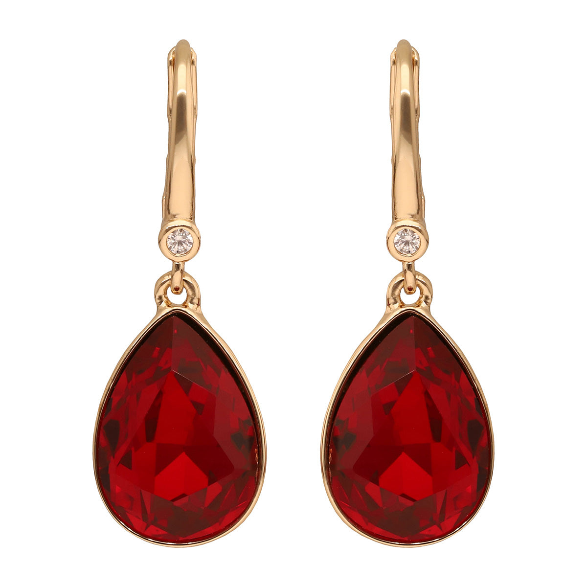 ARETES DKNY RIVET LOGO F25 ROJO