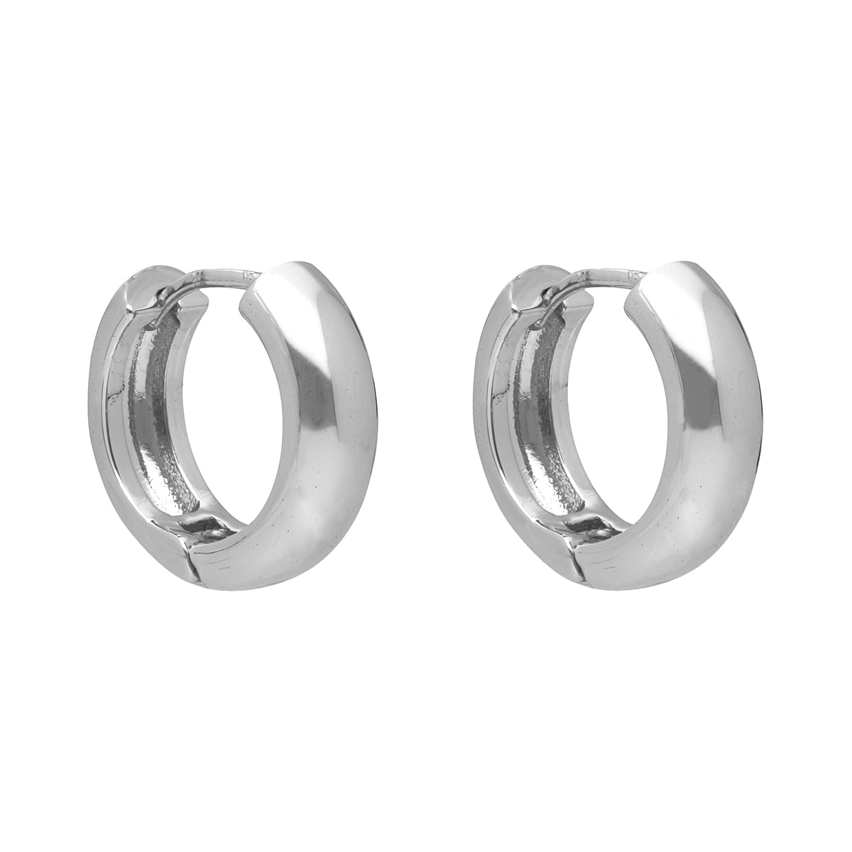 ARETES DKNY COLOR PLATEADO FORMA CIRCULAR 04G00970