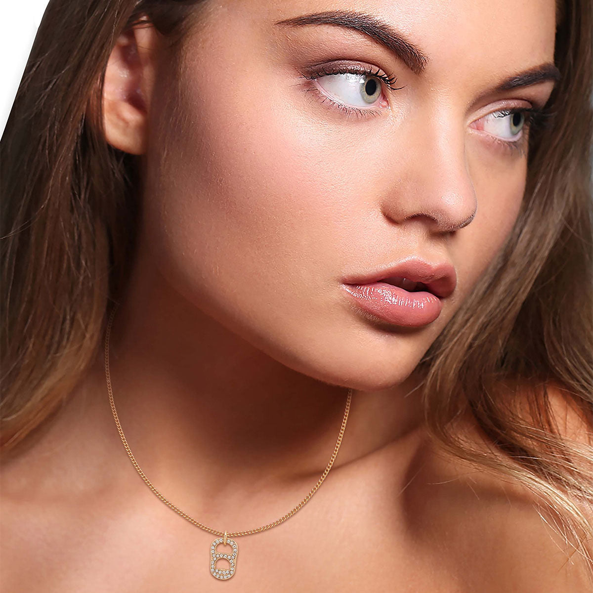 COLLAR DKNY DKNY H22 PAVE ICONS DORADO