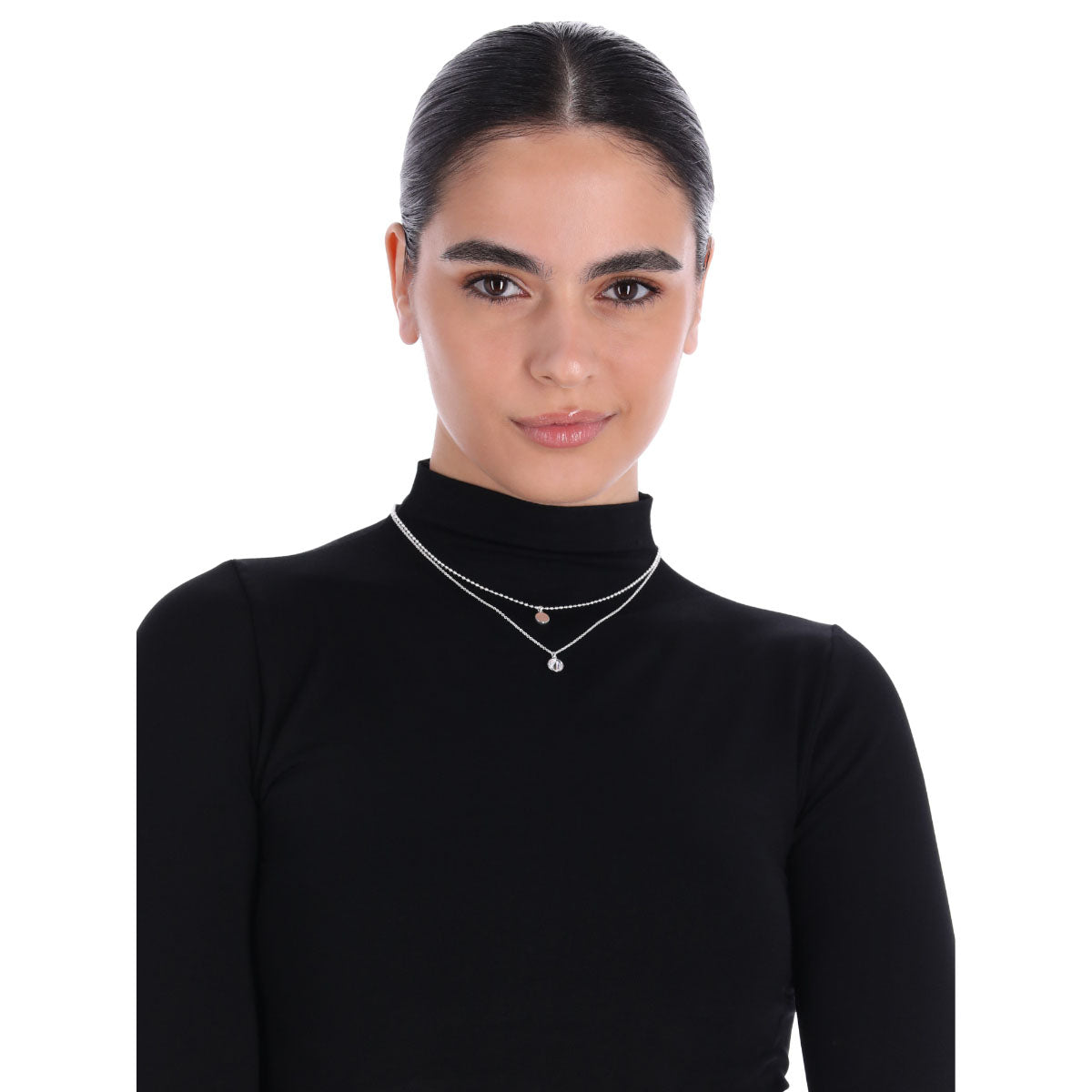 COLLAR DKNY JADE PLATEADO