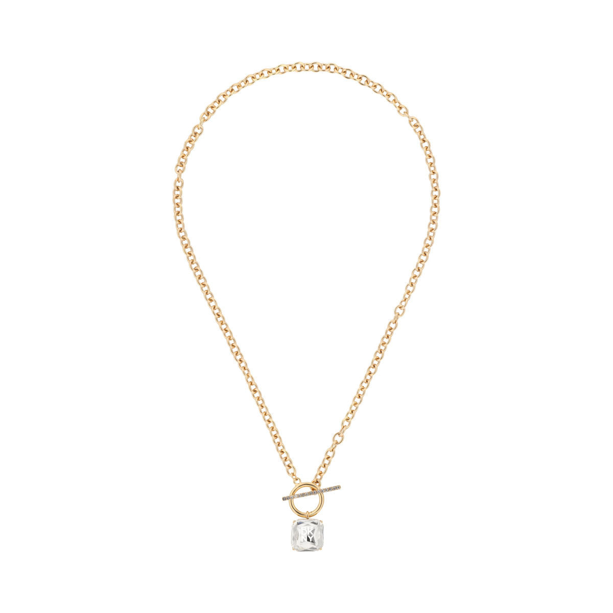 COLLAR DKNY COLOR DORADO FORMA CUADRADO 04N00326