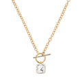COLLAR DKNY COLOR DORADO FORMA CUADRADO 04N00326