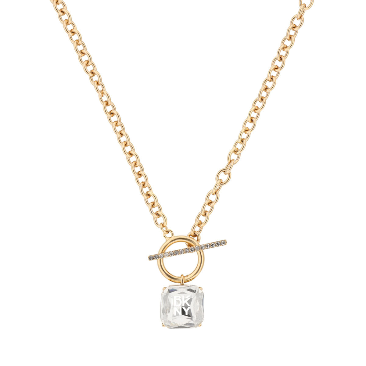 COLLAR DKNY COLOR DORADO FORMA CUADRADO 04N00326