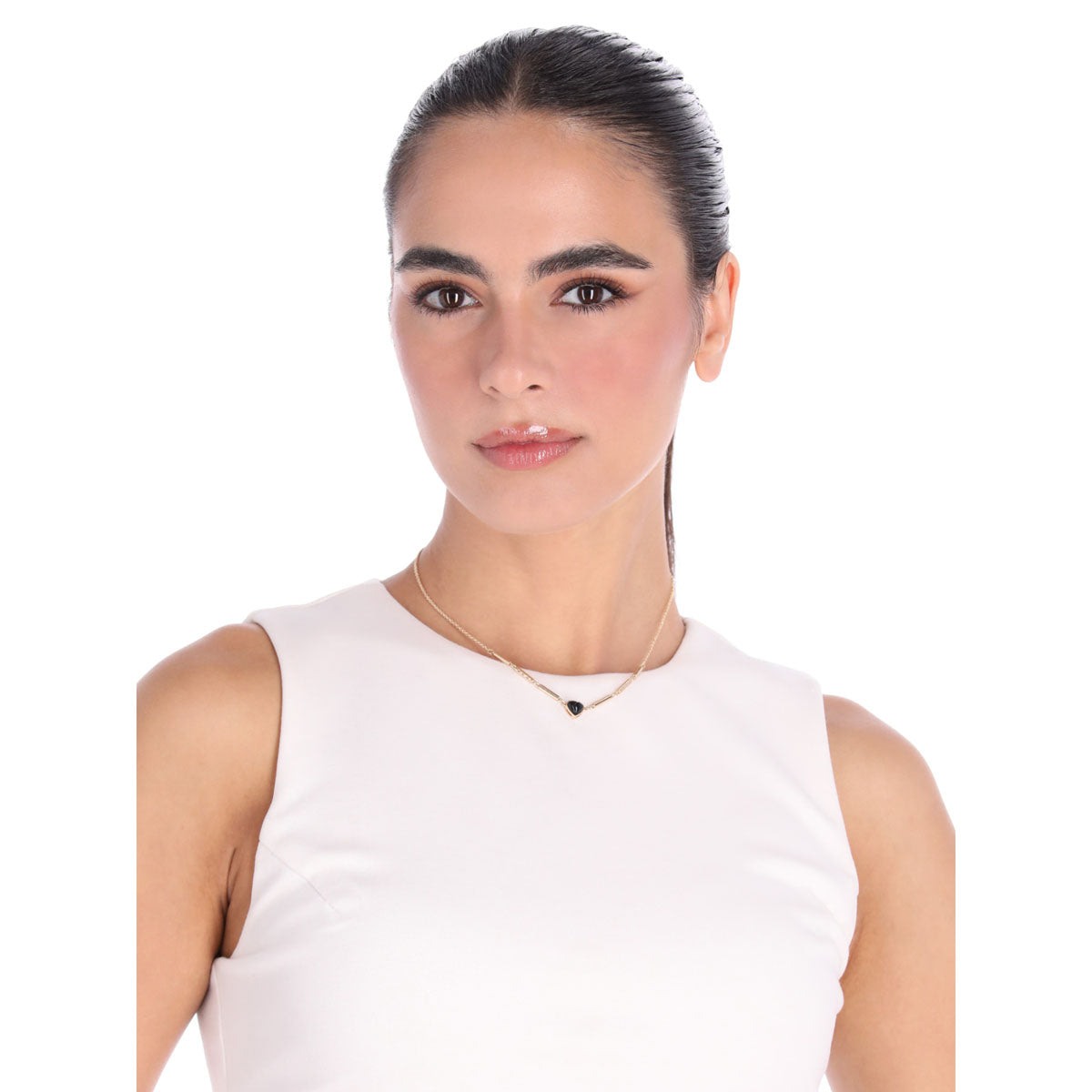 COLLAR DKNY COLOR DORADO FORMA CORAZON 04N00328