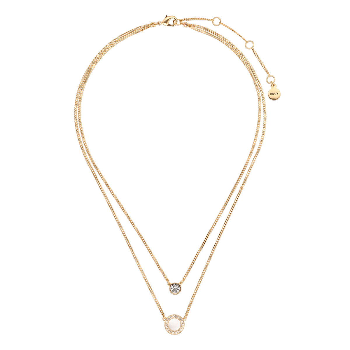 COLLAR DKNY COLOR DORADO FORMA CIRCULAR 04N00345