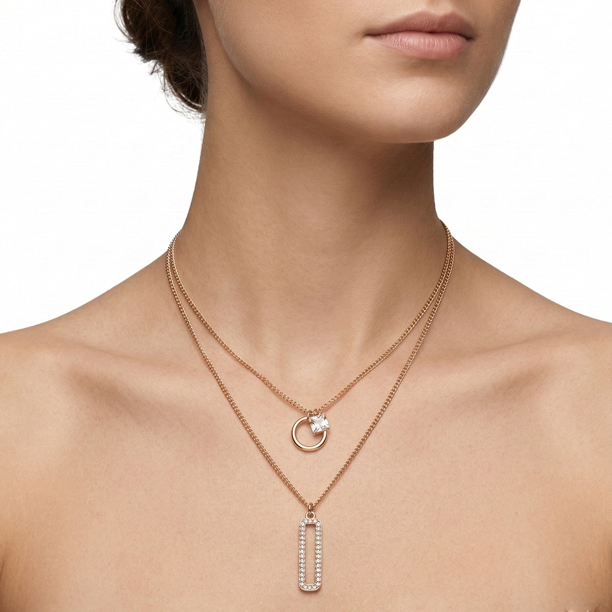 COLLAR DKNY COLOR DORADO FORMA IRREGULAR 04N00347