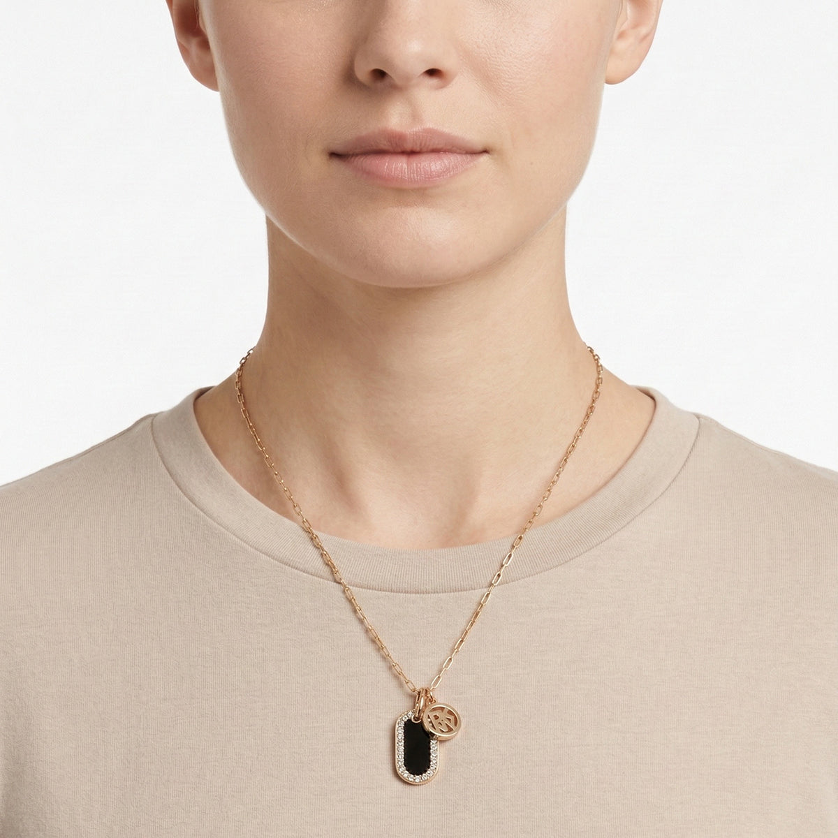 COLLAR DKNY COLOR DORADO FORMA IRREGULAR 04N00354