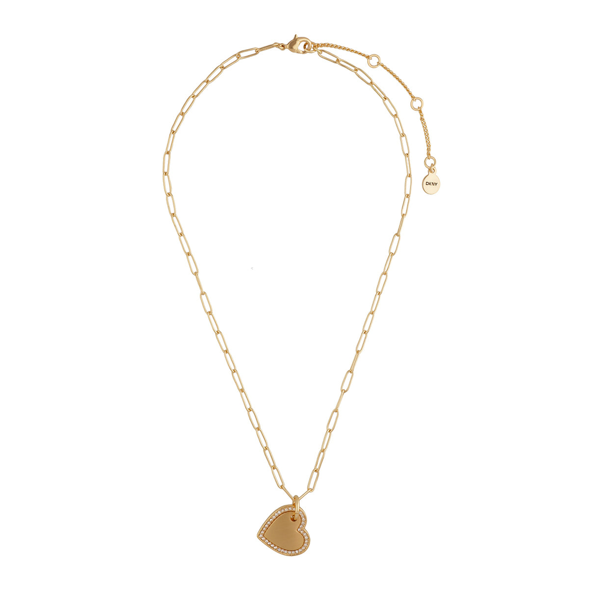 COLLAR DKNY COLOR DORADO FORMA CORAZÓN 04N00368