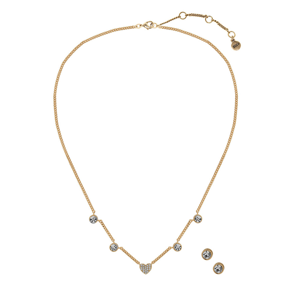 BOXSETCOLLAR DKNY COLOR DORADO FORMA CORAZÃ“N 04S00057_N