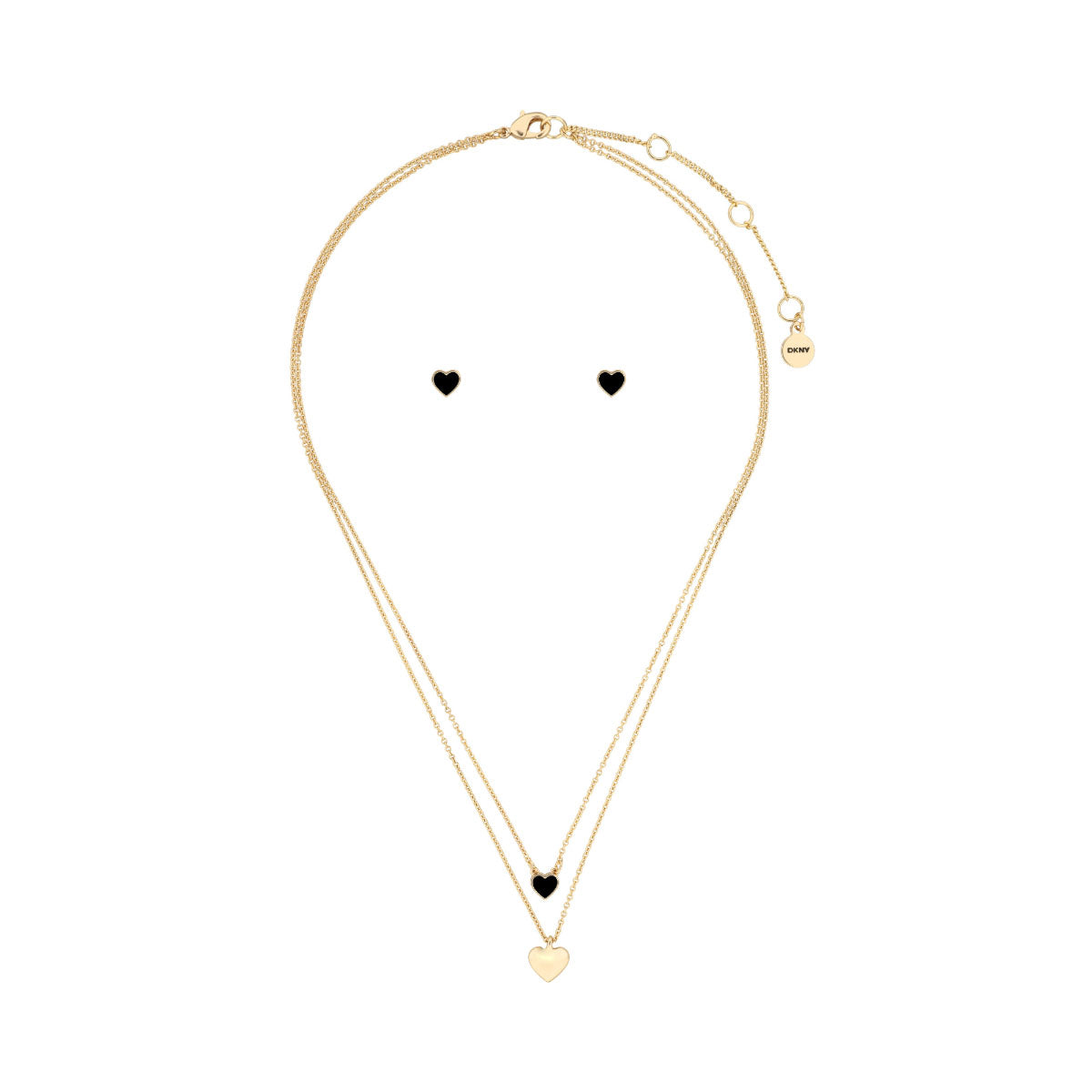 BOXSETCOLLAR DKNY COLOR DORADO FORMA CORAZÃ“N 04S00087_N