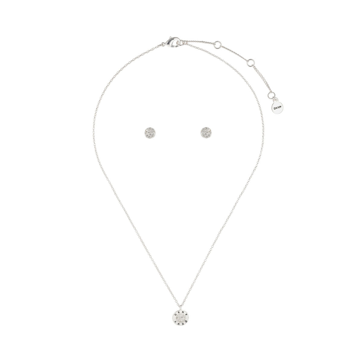 SET DKNY BOXSETCOLLAR PLATA