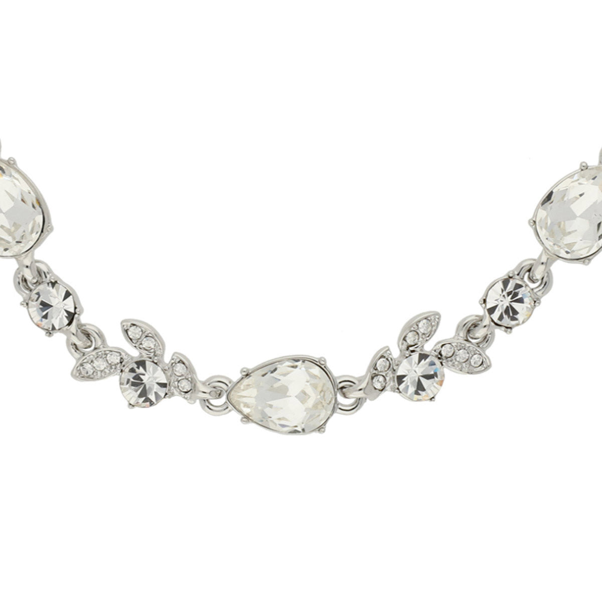 PULSERA GIVENCHY CRYSTAL CLEAR PLATA
